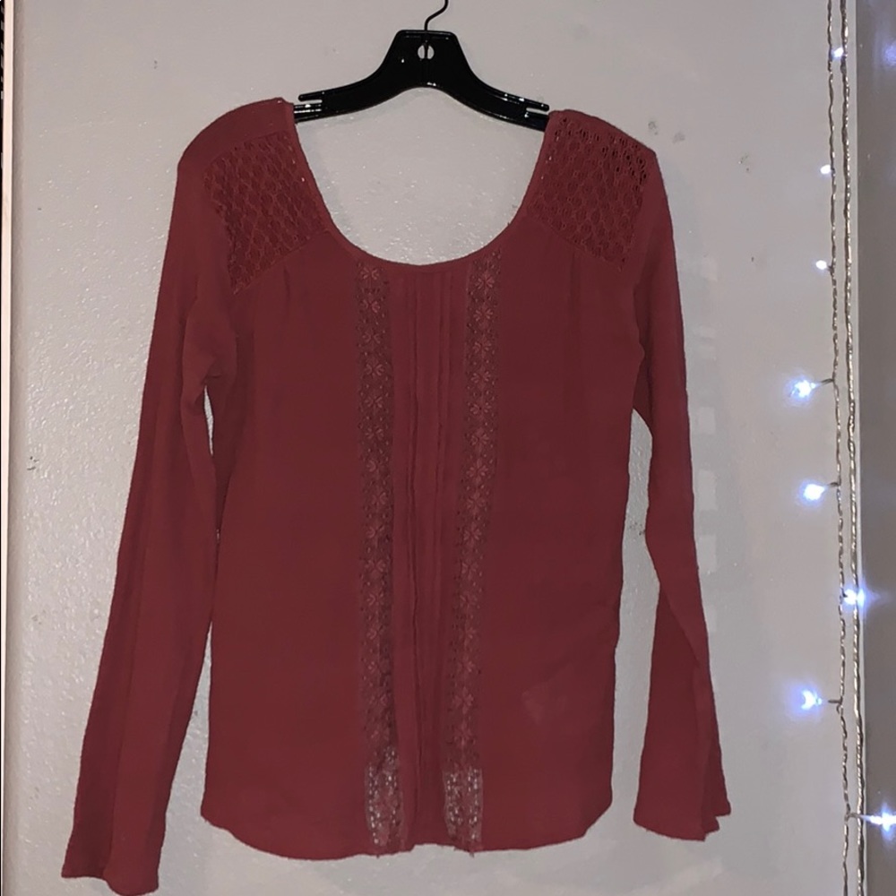 Volcom maroon blouse! Great condition!